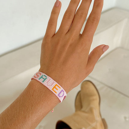 Saved Micro Bead String Bracelet