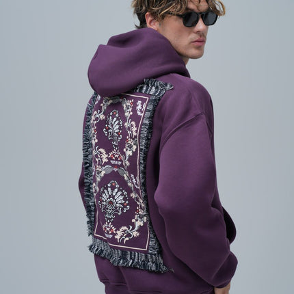 "Saw" Tapestry Appliqué Hoodie