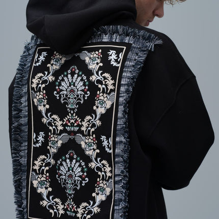 "Saw" Tapestry Appliqué Hoodie