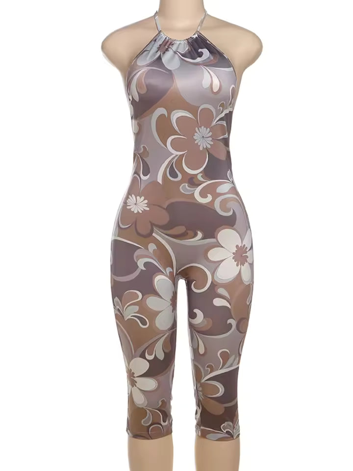 Botanical Flower Jumpsuit