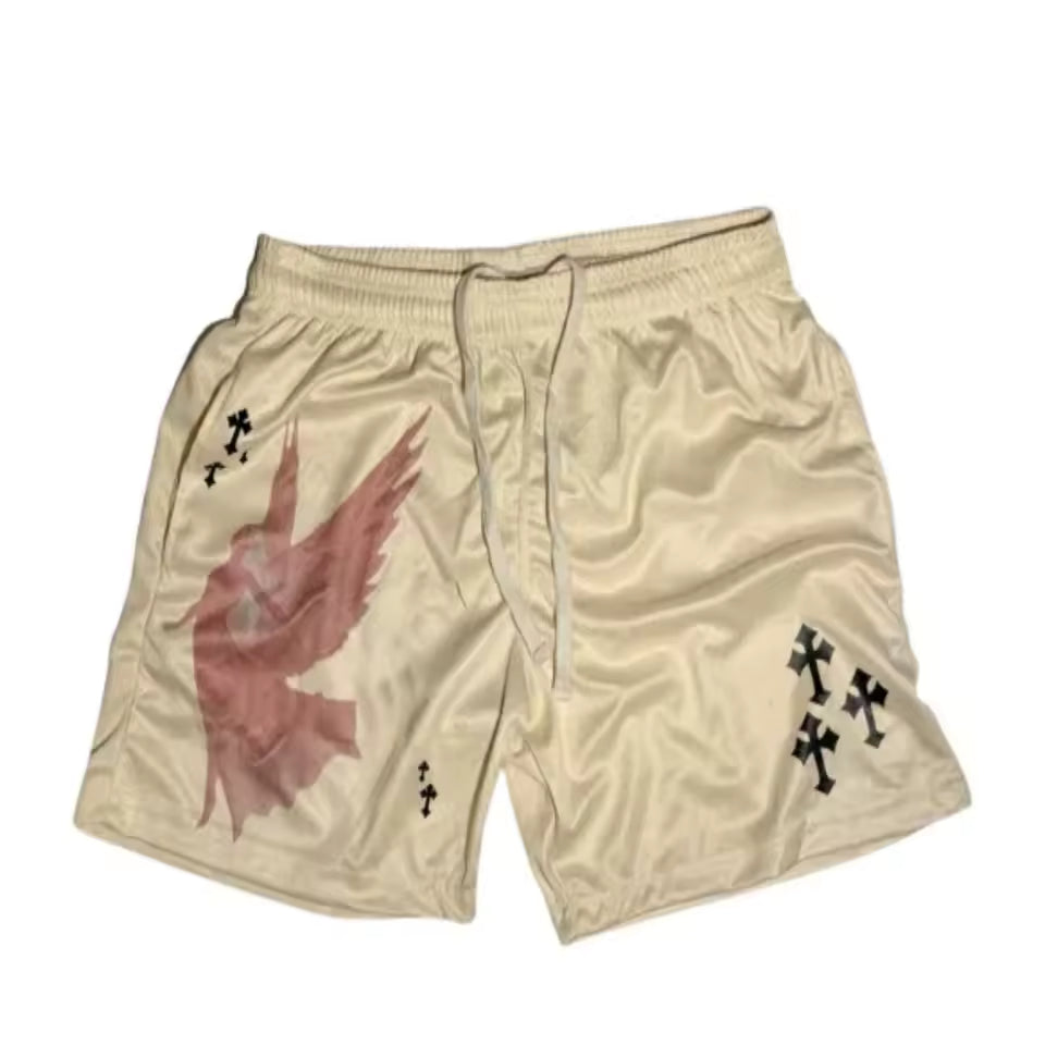 Cross Angel Mesh Shorts