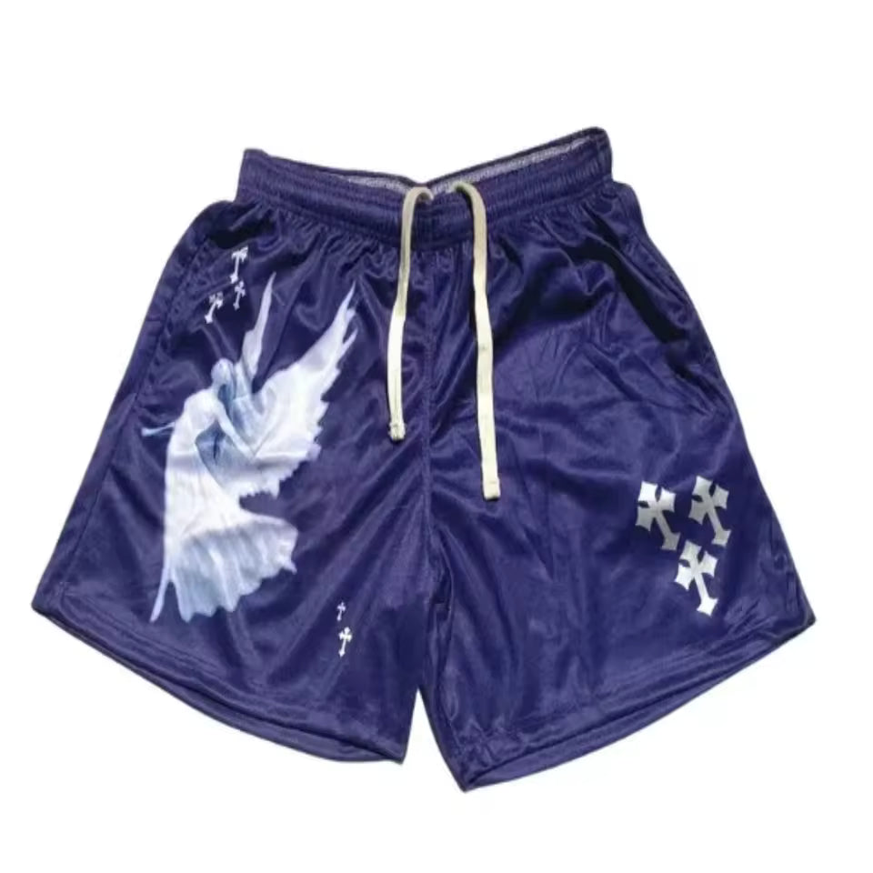 Cross Angel Mesh Shorts