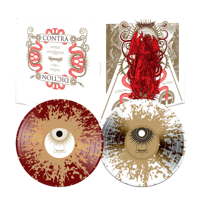 Schammasch - Contradiction on Red & White Vinyl with Gold Splatter LP