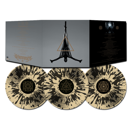 Schammasch - Triangle on Gold with Black Splatter Triple LP Vinyl