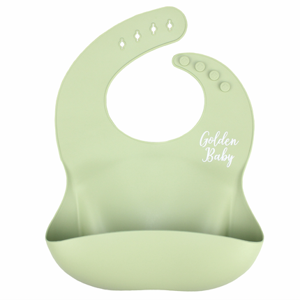 Silicone Pocket Bib // Sage