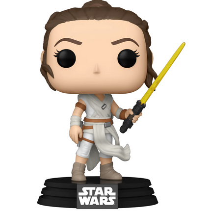 Rey with Yellow Lightsaber - The Rise of Skywalker