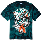 Tie Dye Teal/Black / Small
