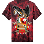 Small / Tie dye Black/Red