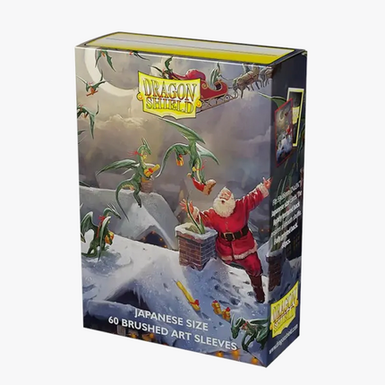 Dragon Shield Limited Edition Japanese Art Sleeves - Christmas Dragon 2023 (60-Pack) - Dragon Shield Card Sleeves