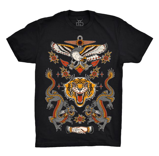 Tiger Bodysuit Shirt | Ghost & Darkness Streetwear