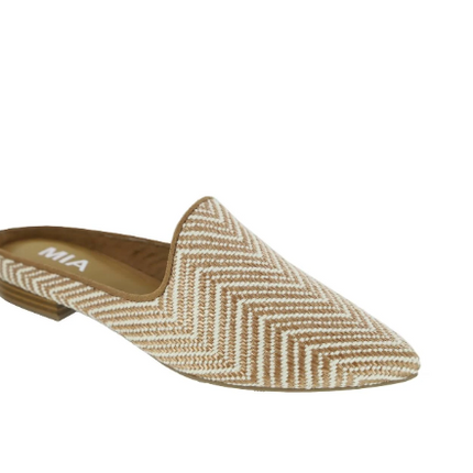 Mia Natural/Brown Mules