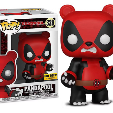 Pop! Marvel Deadpool Pandapool Hot Topic Exclusive Bobble-Head Figure #328