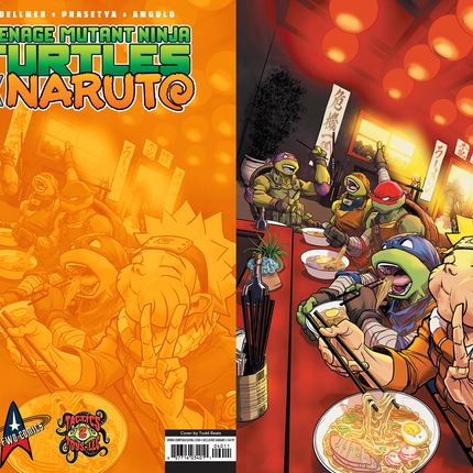 TEENAGE MUTANT NINJA TURTLES X NARUTO #1 SAN FRANCISCO FAN EXPO EXCLUSIVE