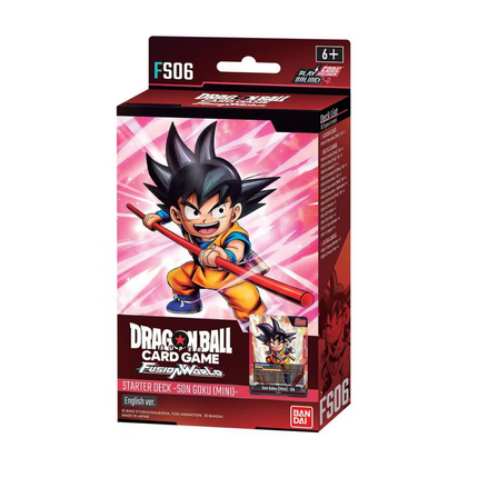 Bandai Dragon Ball Super Card Game: Fusion World Starter Deck - Son Goku (Mini) FS06