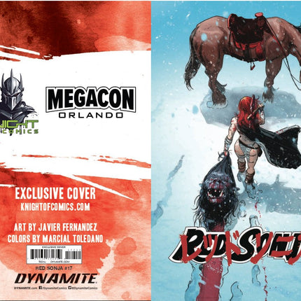 RED SONJA #17 - JAVIER FERNANDEZ & MARCIAL TOLEDANO MEGACON 2025 AKIRA HOMAGE EXCLUSIVE