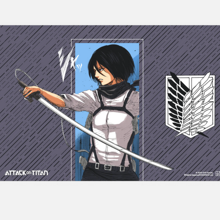ATTACK ON TITAN: BATTLE FOR HUMANITY PLAYMAT: MIKASA ACKERMAN