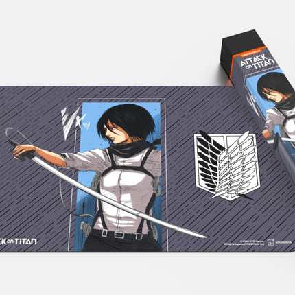 ATTACK ON TITAN: BATTLE FOR HUMANITY PLAYMAT: MIKASA ACKERMAN