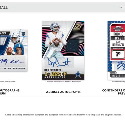 2023 Panini Zenith Football Hobby Box