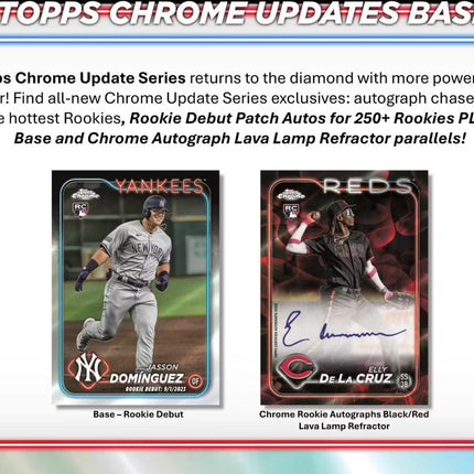 2024 Topps Chrome Update Series Baseball Hobby Box