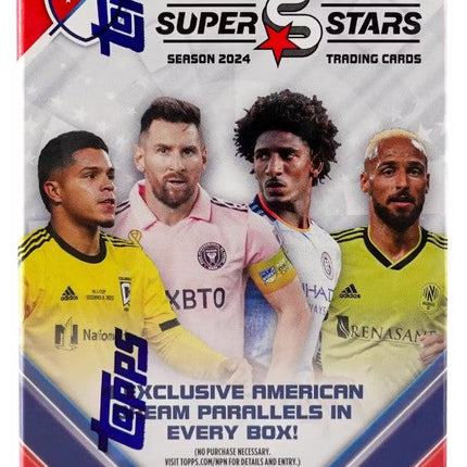 2024 Topps Superstars MLS Major League Soccer 9-Pack Blaster Box