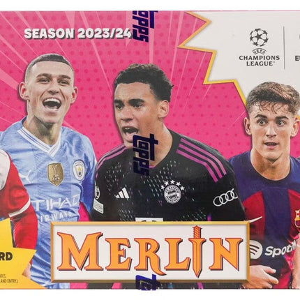 2023/24 Topps Chrome Merlin UEFA Club Competitions Soccer Hobby Box