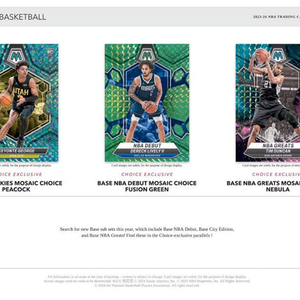2023/24 Panini Mosaic Basketball Choice Box