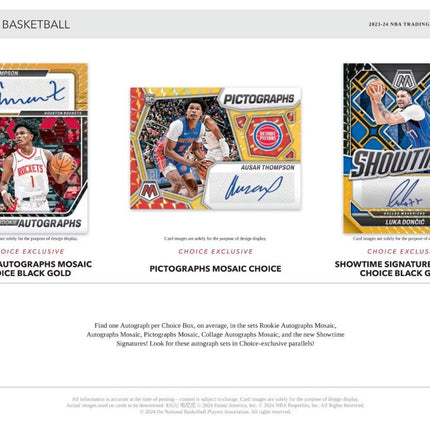 2023/24 Panini Mosaic Basketball Choice Box