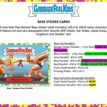Garbage Pail Kids Series 1: Kids-At-Play Hobby Box (Topps 2024)