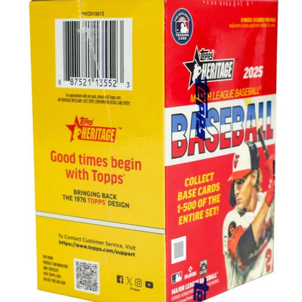 2025 Topps Heritage Baseball 8-Pack Blaster Box