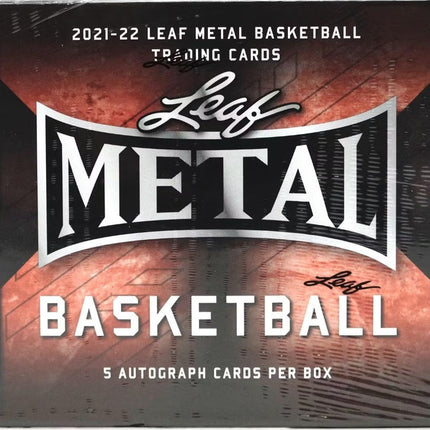 2021/22 Leaf Metal Basketball Hobby Box