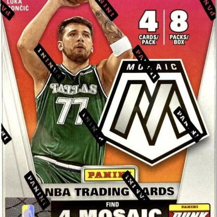 2020/21 Panini Mosaic Basketball 8-Pack Blaster Box (Orange Fluorescent Prizms!)