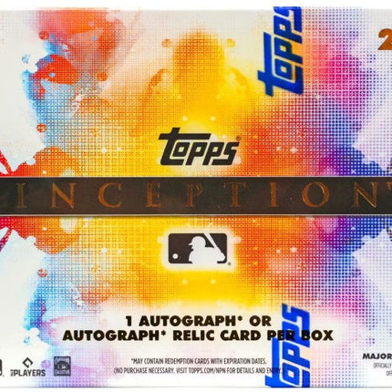 2024 Topps Inception Baseball Hobby Box
