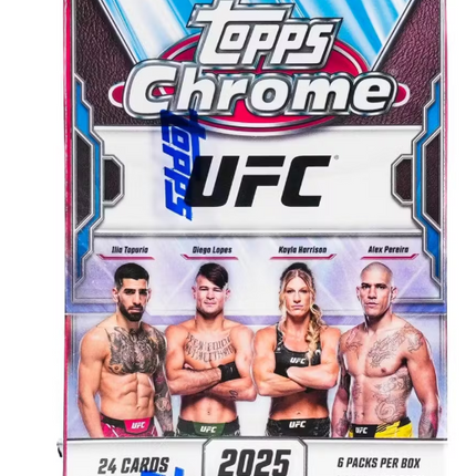 2025 Topps Chrome UFC 6-Pack Blaster Box