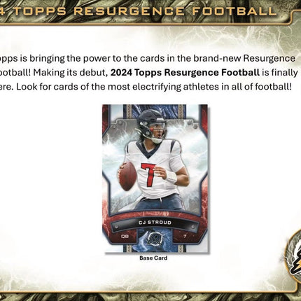 2024 Topps Resurgence Football 8-Pack Blaster Box