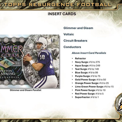 2024 Topps Resurgence Football 8-Pack Blaster Box