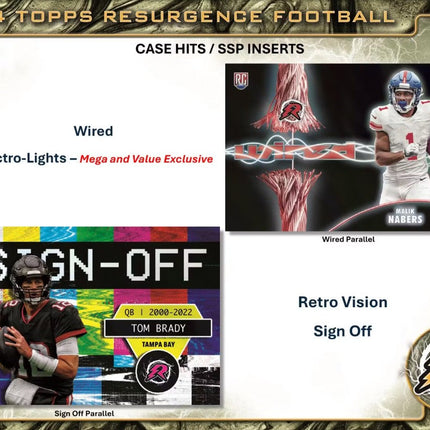 2024 Topps Resurgence Football 8-Pack Blaster Box