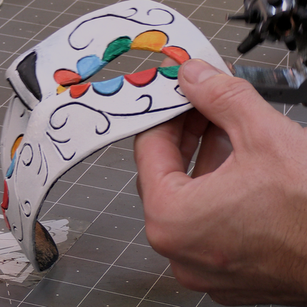 4-Pack Leather Masquerade Mask Printable Pattern Bundle