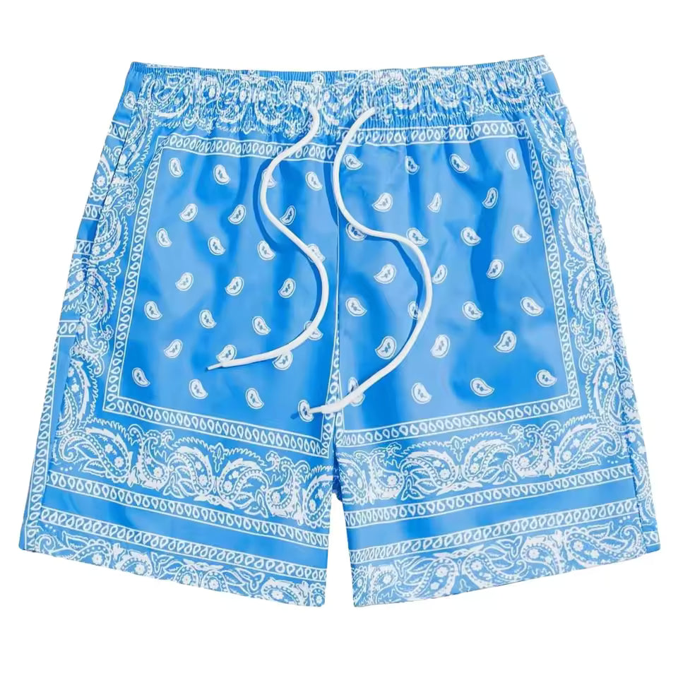Paisley Mesh Shorts