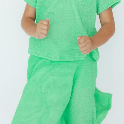 Seafoam Green Scrunchy Twirl Skort