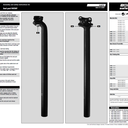 Ergotec Seat Post Atar (33.9 x 550 | Silver Polished)