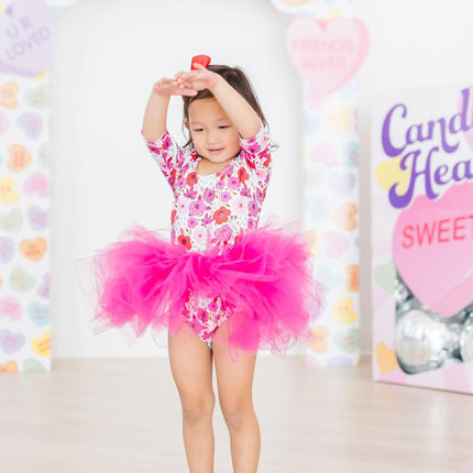 Secret Garden 3/4 Sleeve Tutu Leotard