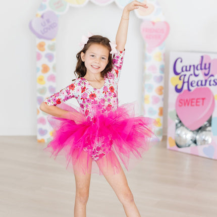Secret Garden 3/4 Sleeve Tutu Leotard