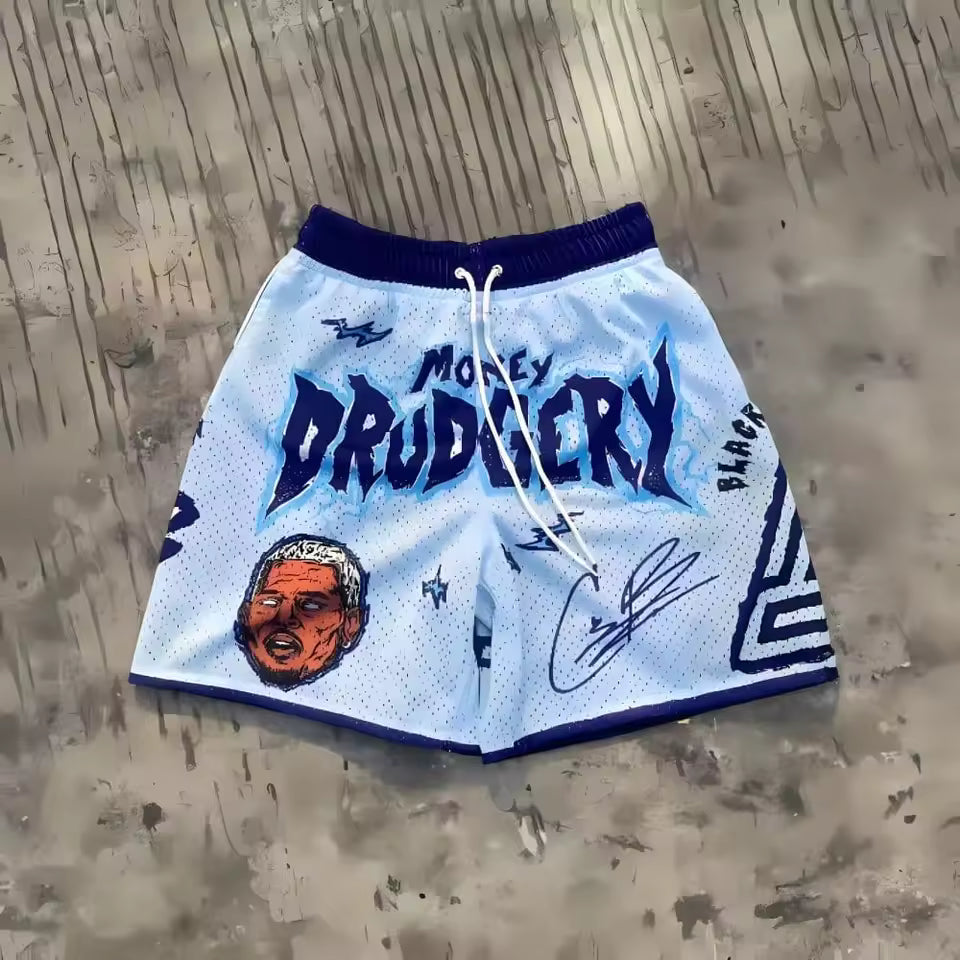 Money Drudgery Mesh Shorts