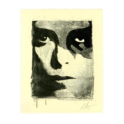 Shepard Fairey "A Cracked Icon" Letterpress Print