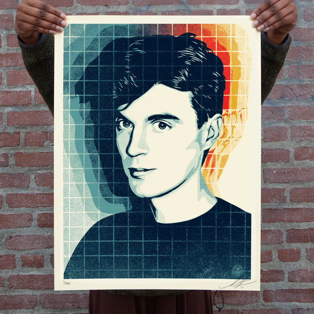 Shepard Fairey "Overloading the Grid (David Byrne)" Print
