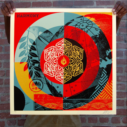 Shepard Fairey "Global Harmony" Print
