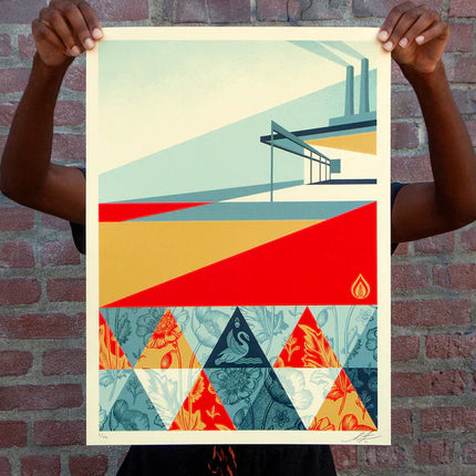 Shepard Fairey "Pattern of Denial" Print