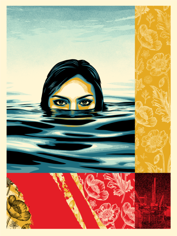 Shepard Fairey "Treading Water" Print