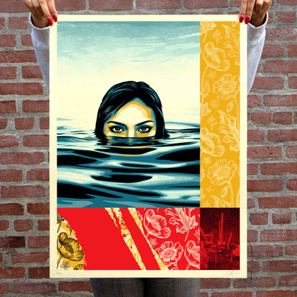 Shepard Fairey "Treading Water" Print