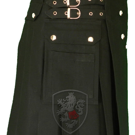 Utility Kilt – GlenTorin, Black